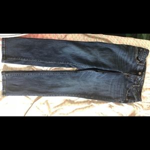 Aeropostale short skinny size 8 dark blue jeans